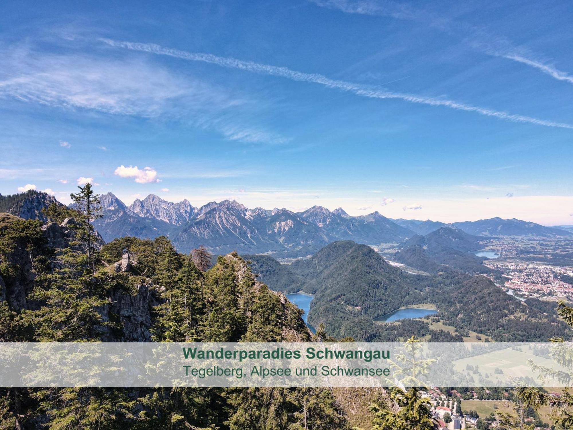 Chalet - Ferienwohnungen - Biohof Stoeger - Panoramasuedbalkon - Grandiose Aussicht Auf See, Berge Und Schloss Neuschwanstein Rieden Exterior foto
