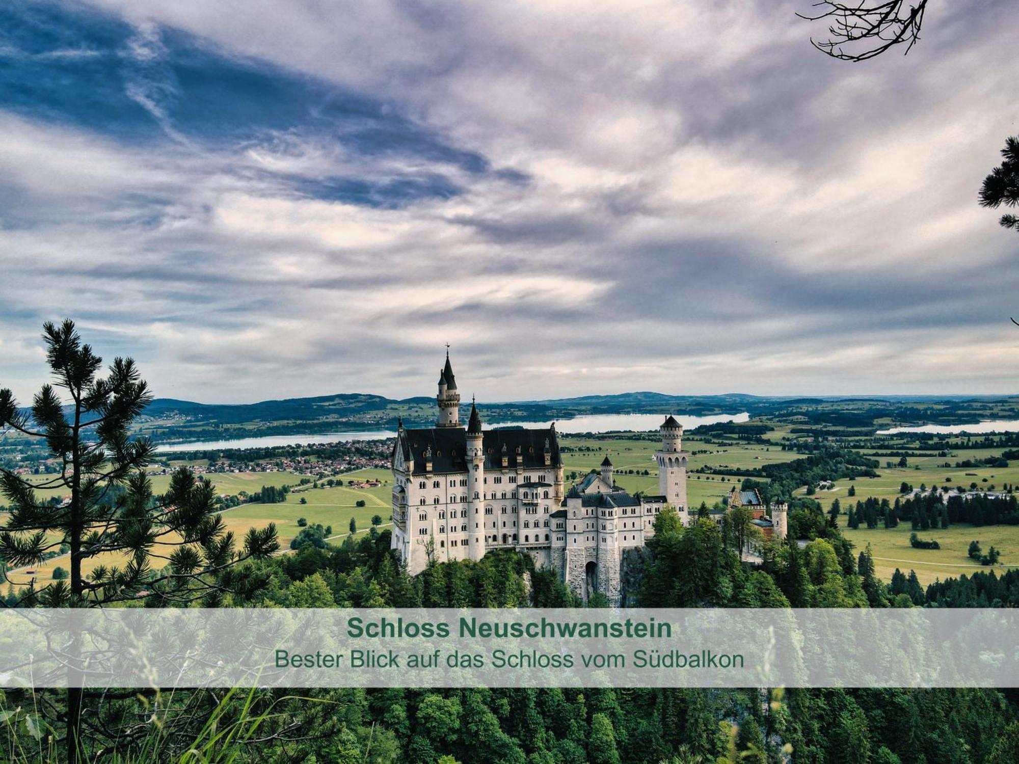 Chalet - Ferienwohnungen - Biohof Stoeger - Panoramasuedbalkon - Grandiose Aussicht Auf See, Berge Und Schloss Neuschwanstein Rieden Exterior foto